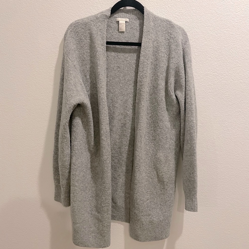knit long cardigan